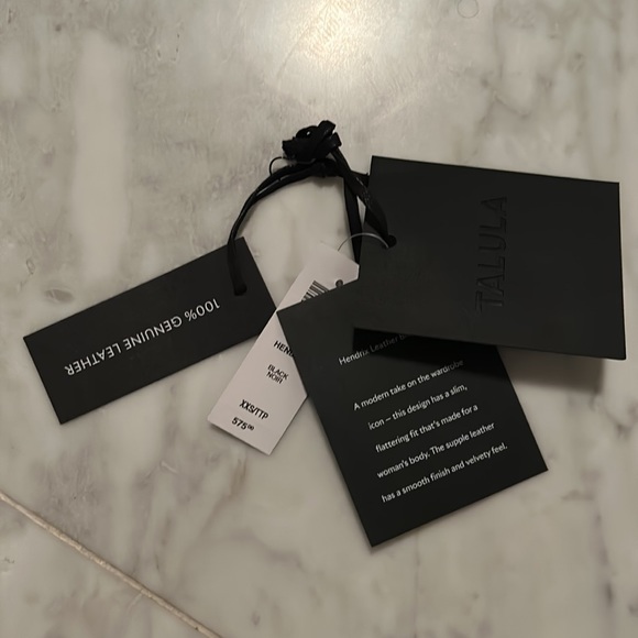 Aritzia Talula Hendrix Leather Biker Jacket - Picture 12 of 13